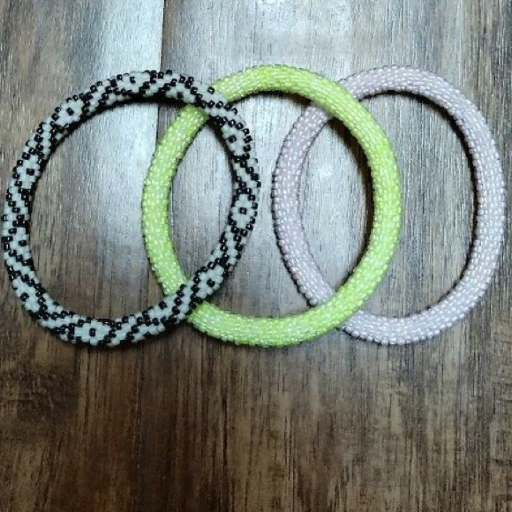 Set of beaded bracelets by Sashka Co.